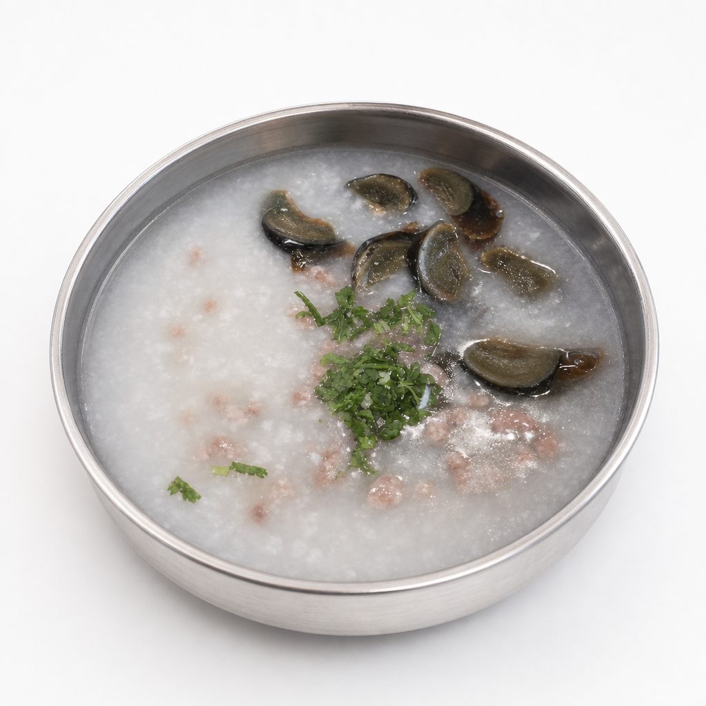 C6. Cháo Trứng Bách Thảo / Cháo Porridge Preserved Egg & Lean Pork Porridge / 皮蛋瘦肉粥.