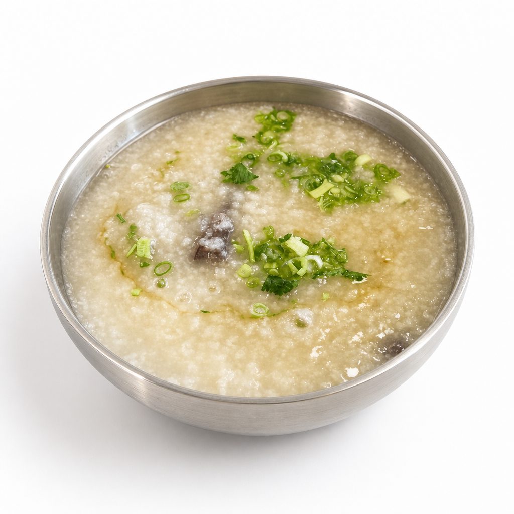 C7. Cháo Tim Gan / Pork Offal and Lean Pork Porridge / 猪什粥.