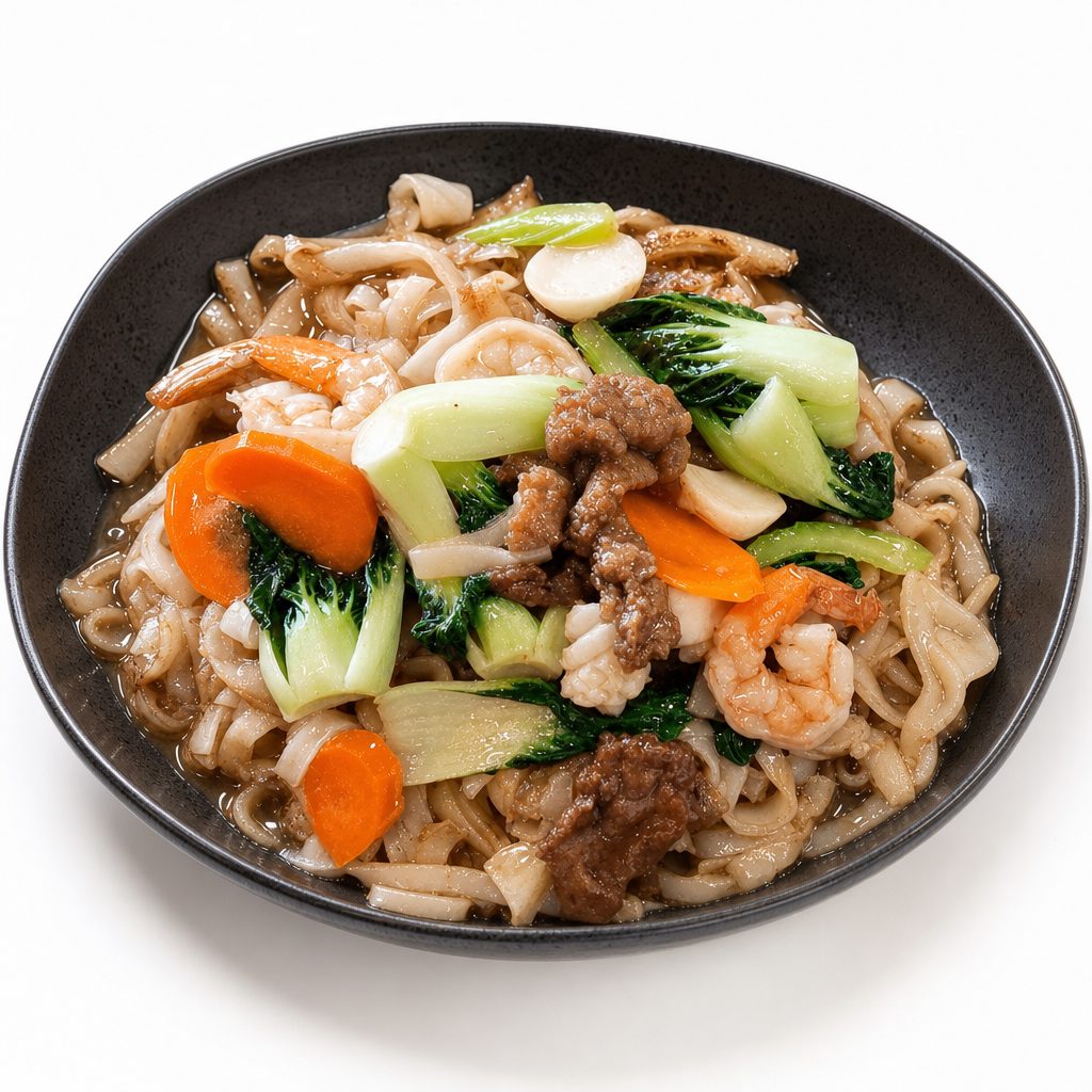 M2. Áp Chao Chay / 素菜炒河.